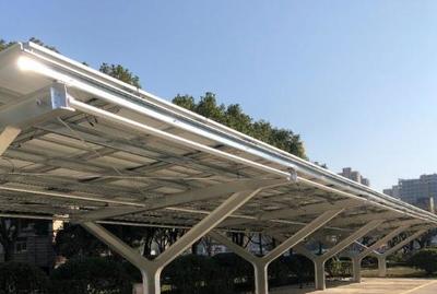 金華最大規模光伏車棚投用 清潔能源與綠色生態的雙重奏